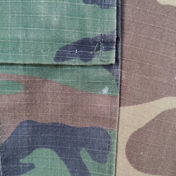 Vanguard Mens Camo Cargo Pants Camo Green Brown Size M Pockets - Picture 10 of 11